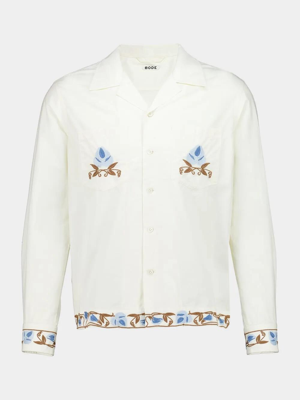 Cream Nouveau Vine Long Sleeve sold by Fashion Clinic