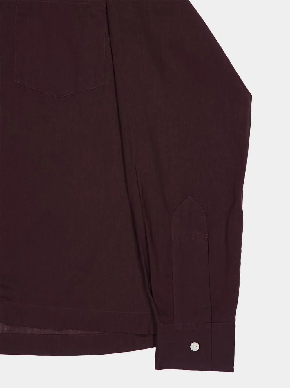 Brown Voile Long Sleeve Shirt sold by Fashion Clinic product image thumbnail 4