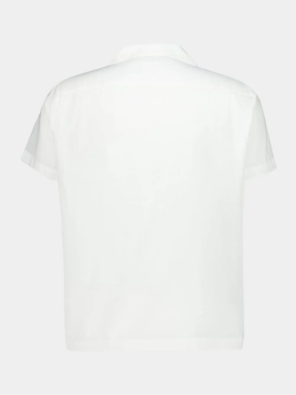 White Voile Short Sleeve Shirt sold by Fashion Clinic product image thumbnail 2
