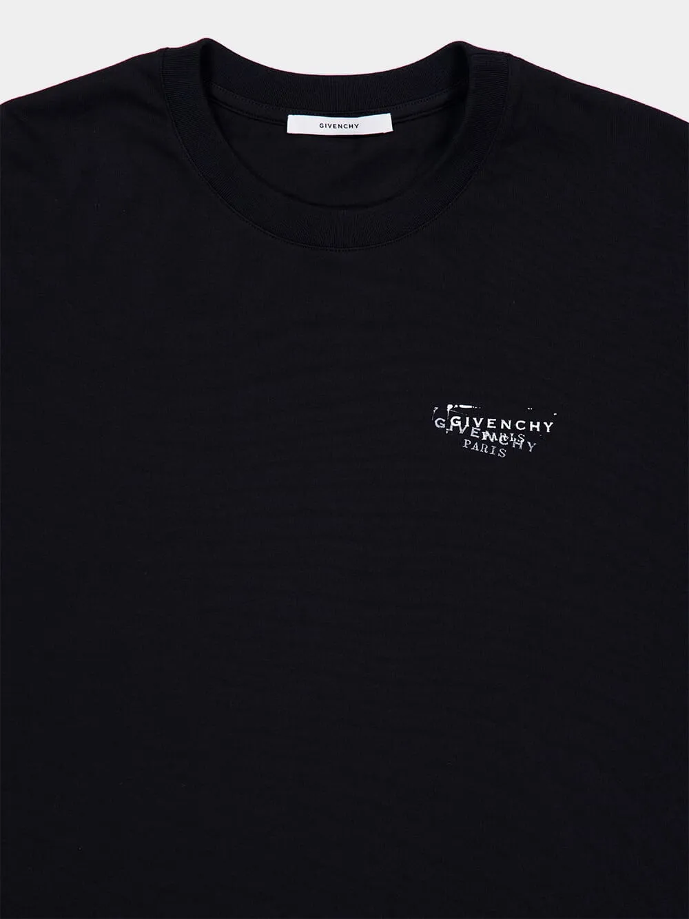Black Logo Stamp T-Shirt sold by Fashion Clinic product image thumbnail 3