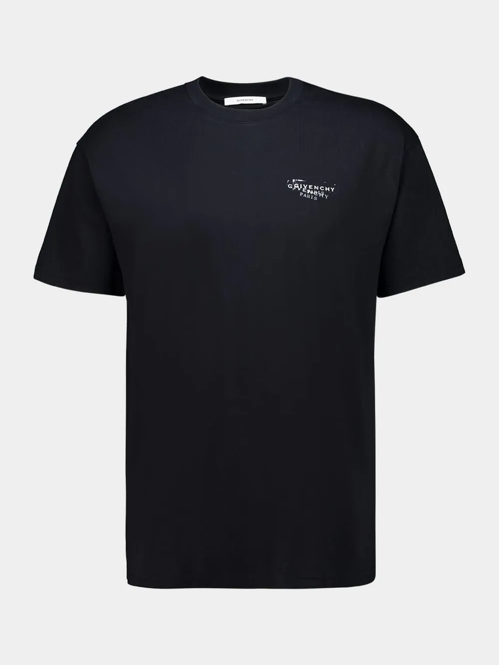 Black Logo Stamp T-Shirt sold by Fashion Clinic