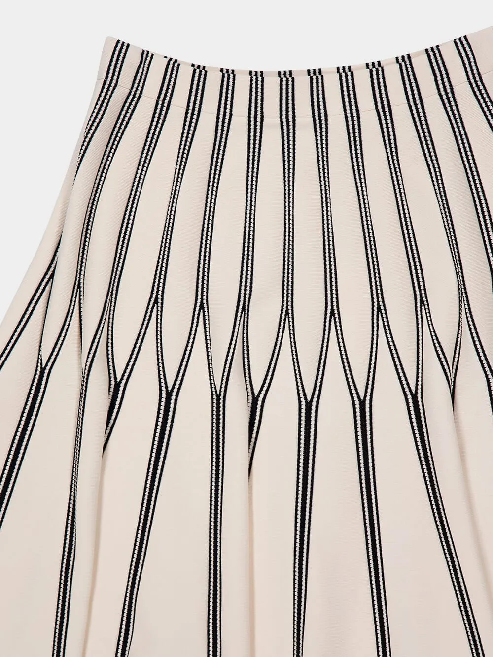 Cream Rebellion Striped Midi Skirt sold by Fashion Clinic product image thumbnail 5