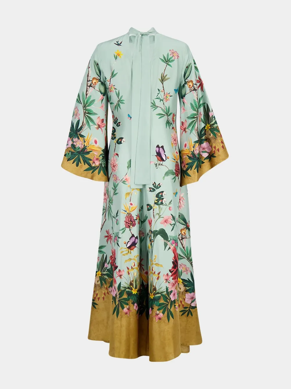 Zooflora Maxi Magnifico Silk Dress sold by Fashion Clinic product image thumbnail 2