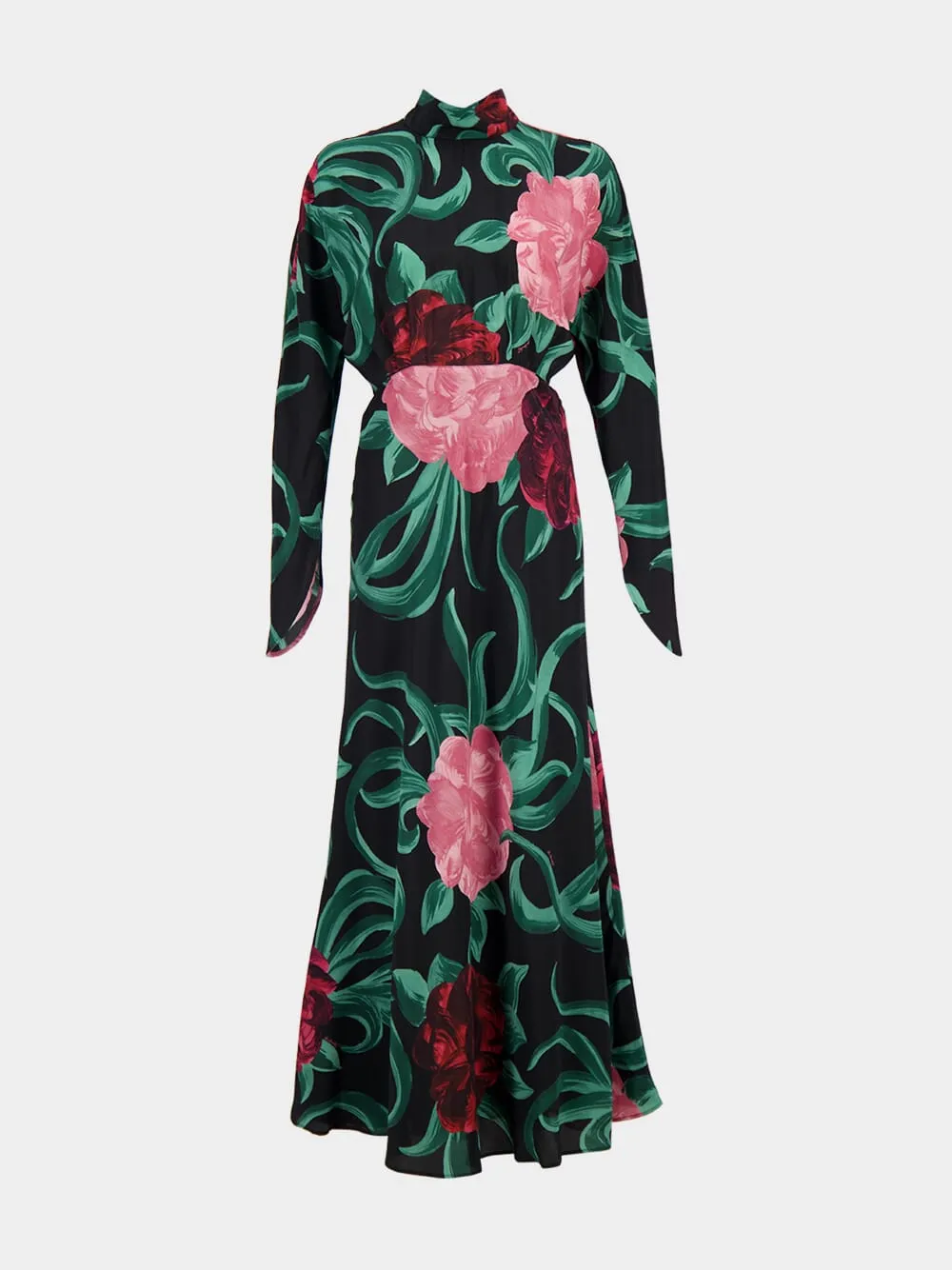 Peony Gilda Maxi Silk Dress sold by Fashion Clinic