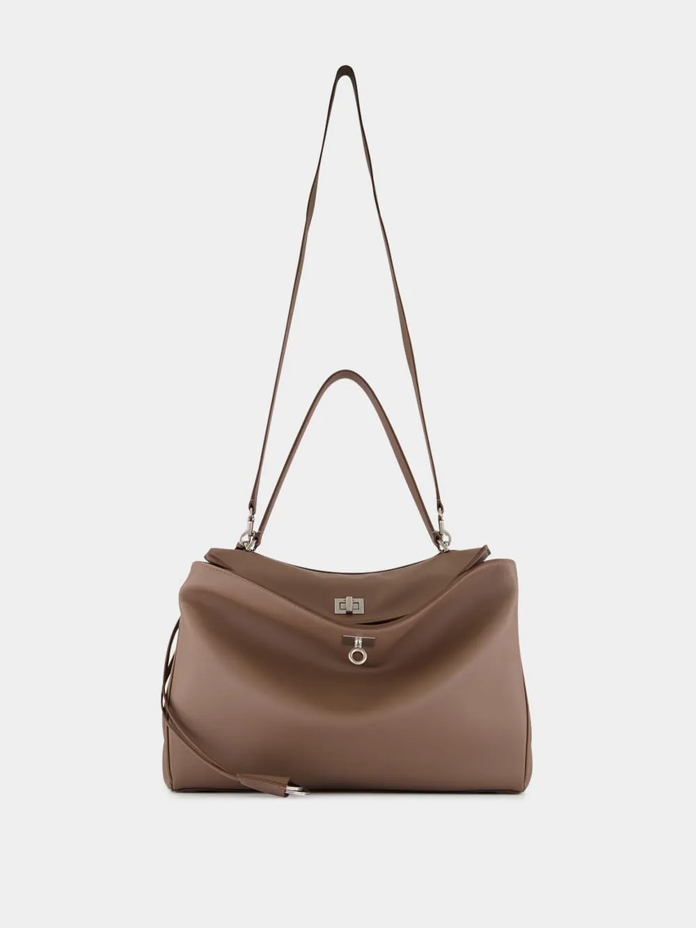 Taupe Medium Rodeo Leather Handbag sold by Fashion Clinic product image thumbnail 3