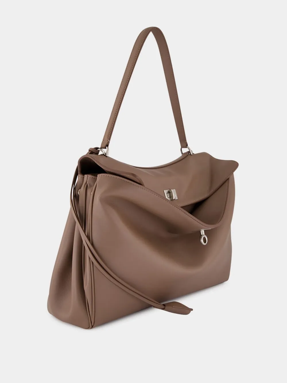 Taupe Medium Rodeo Leather Handbag sold by Fashion Clinic product image thumbnail 5