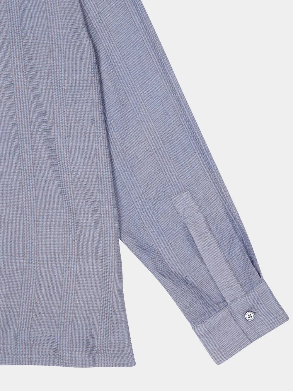 Blue Cashmere Merino Shirt sold by Fashion Clinic product image thumbnail 4