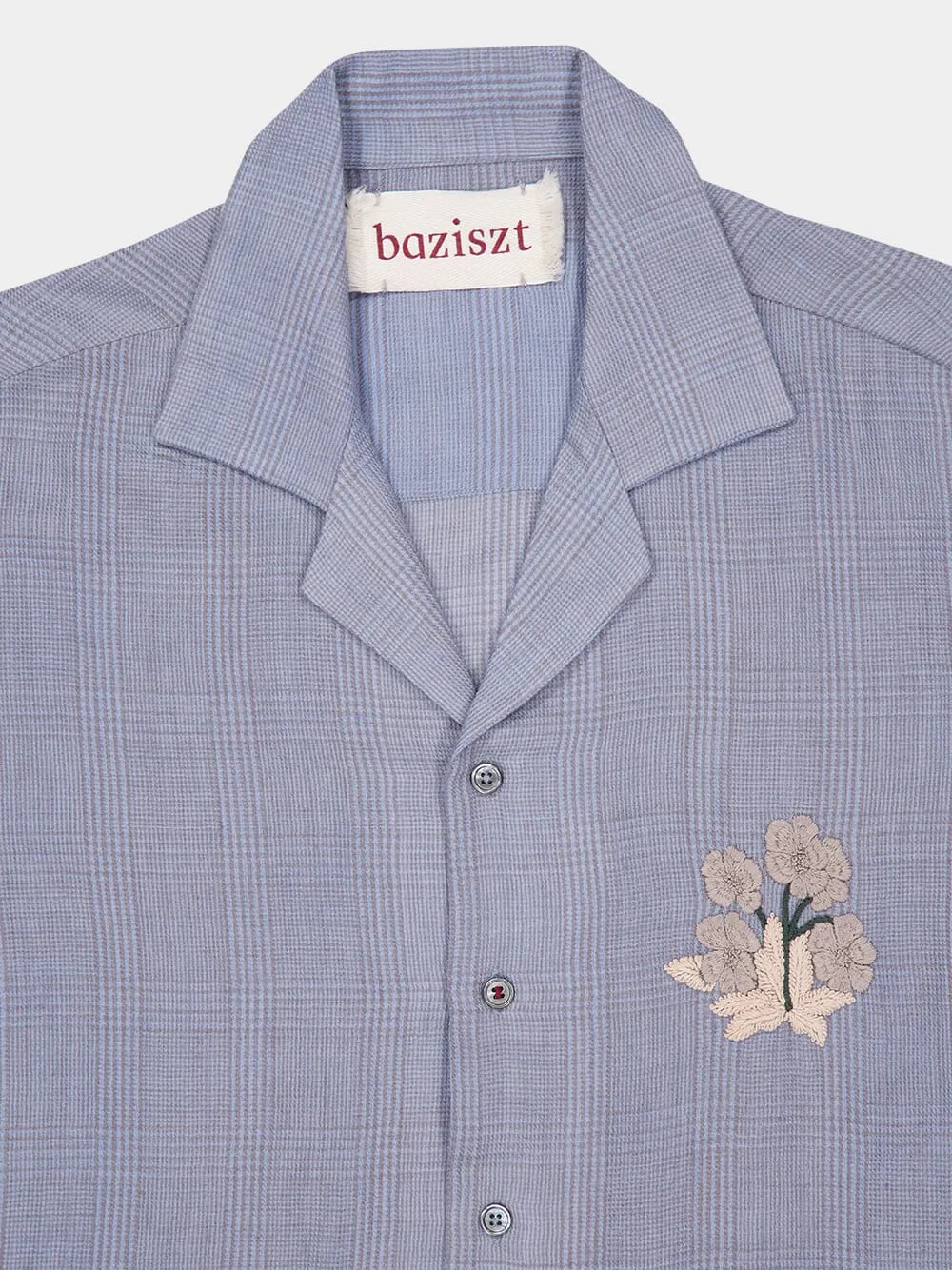 Blue Cashmere Merino Shirt sold by Fashion Clinic product image thumbnail 3