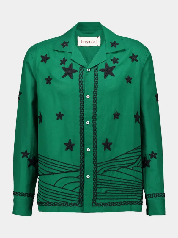 Emerald Green Medley Shirt sold by Fashion Clinic