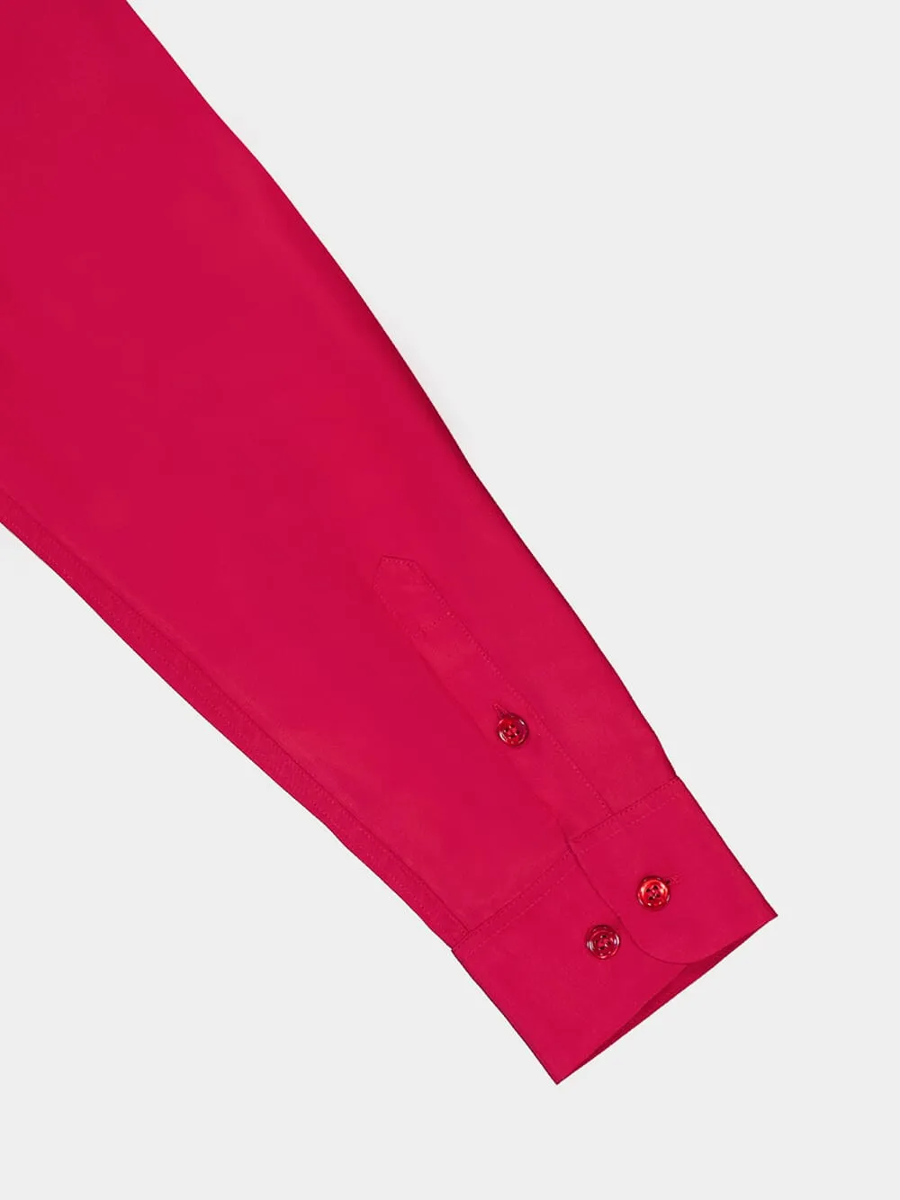 Ametista Red Dahlia Silk Shirt sold by Fashion Clinic product image thumbnail 4