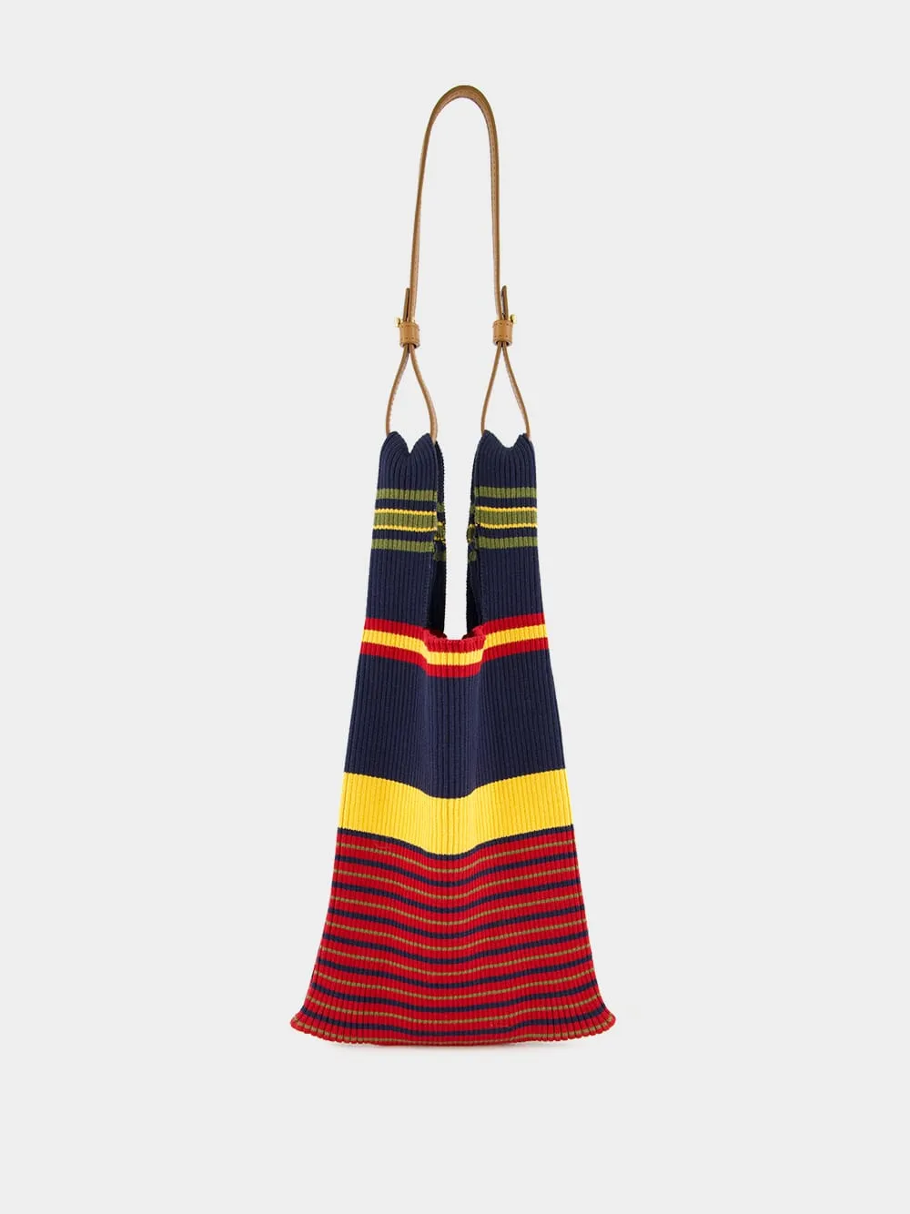 Malachite Multistripe Knitted Bag sold by Fashion Clinic product image thumbnail 2