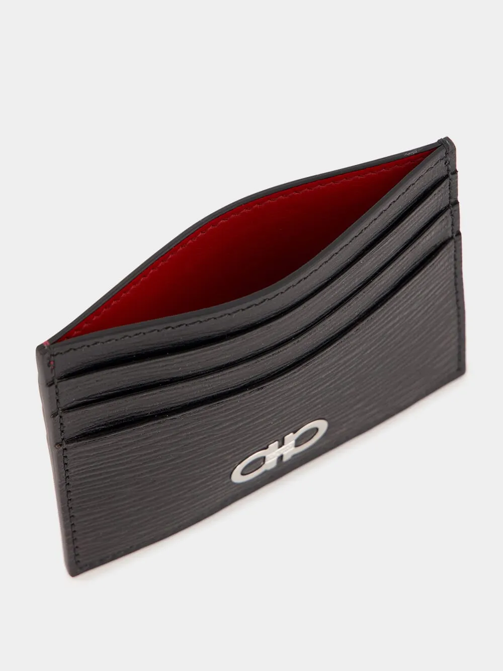 Black Gancini Card Holder sold by Fashion Clinic product image thumbnail 3