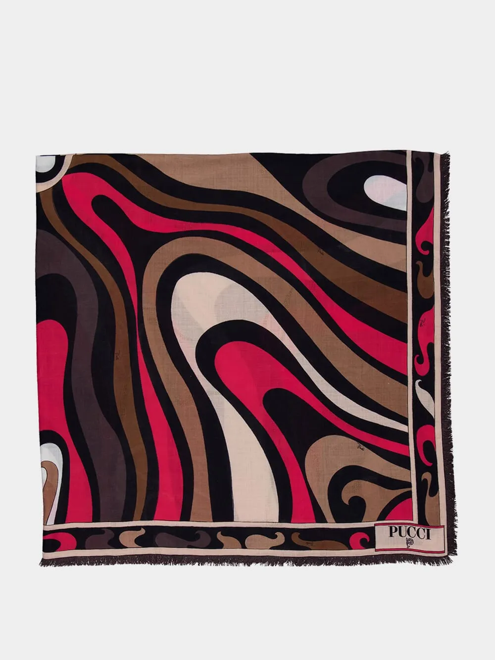 Marmo Print Silk Wool Pashmina sold by Fashion Clinic