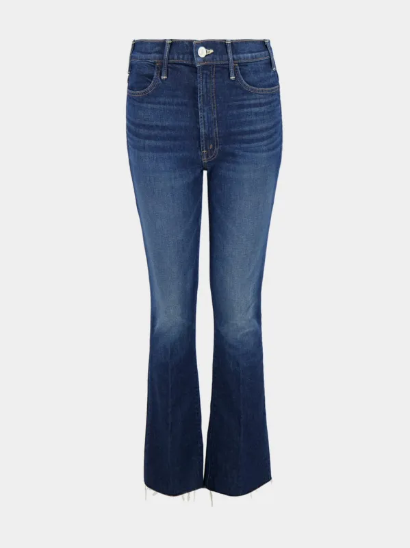 The Hustler Flood Fray Blue Jeans sold by Fashion Clinic