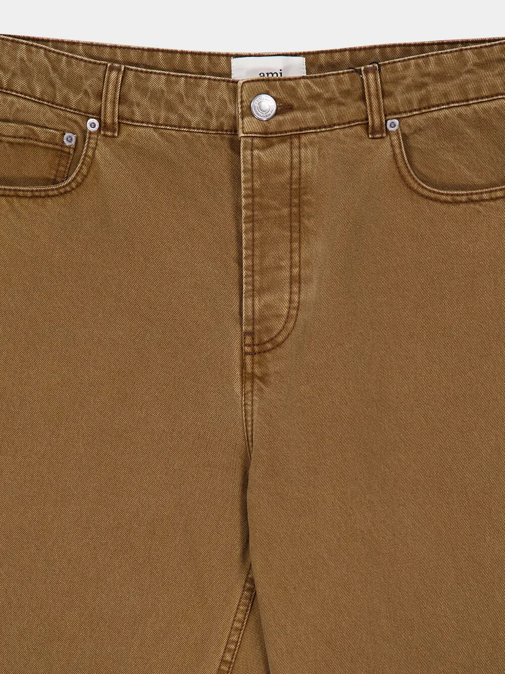 Hazelnut Cotton Wide-Leg Jeans sold by Fashion Clinic product image thumbnail 5