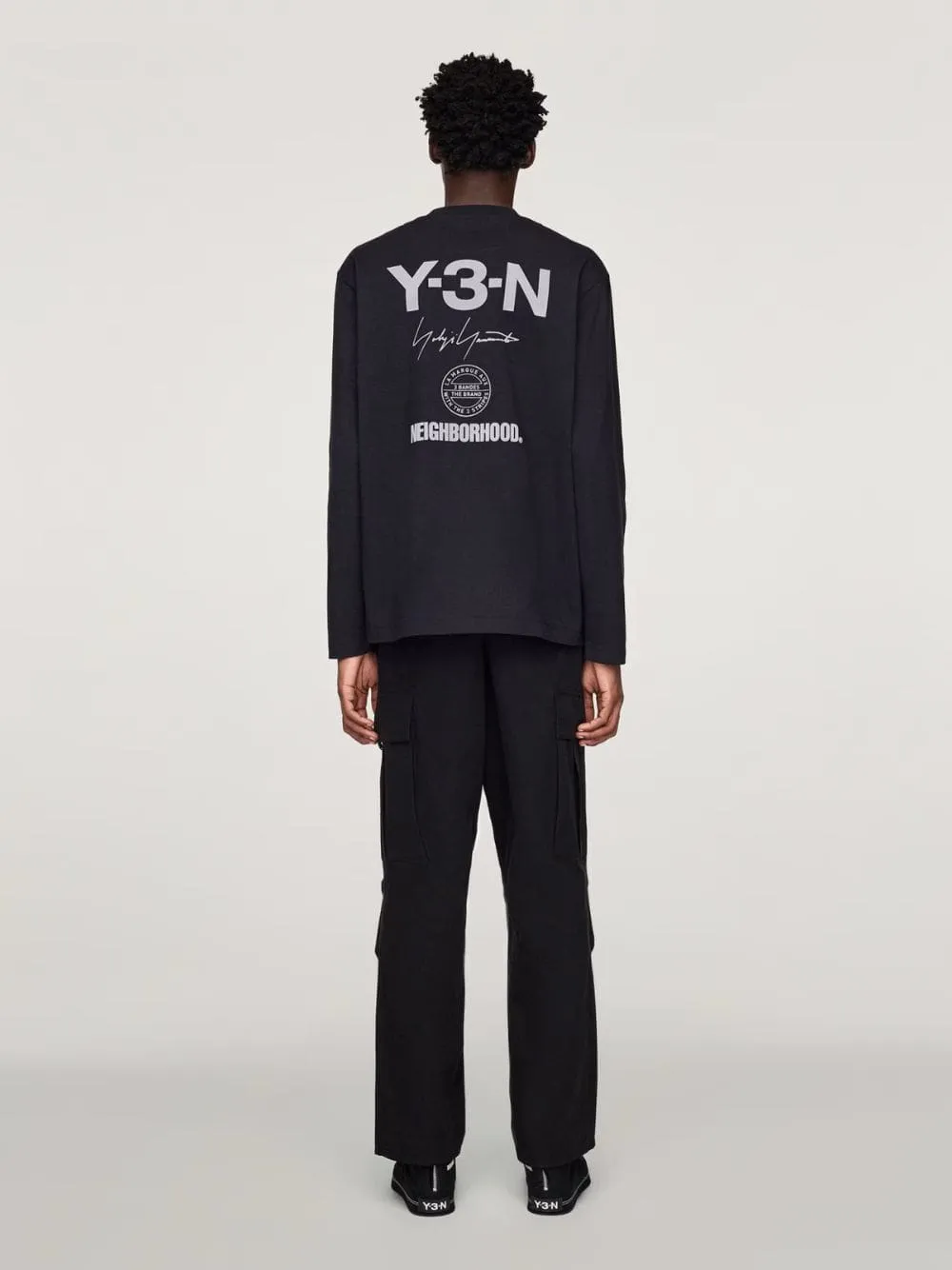 Black NBHD Logo Long Sleeve Shirt sold by Fashion Clinic product image thumbnail 3