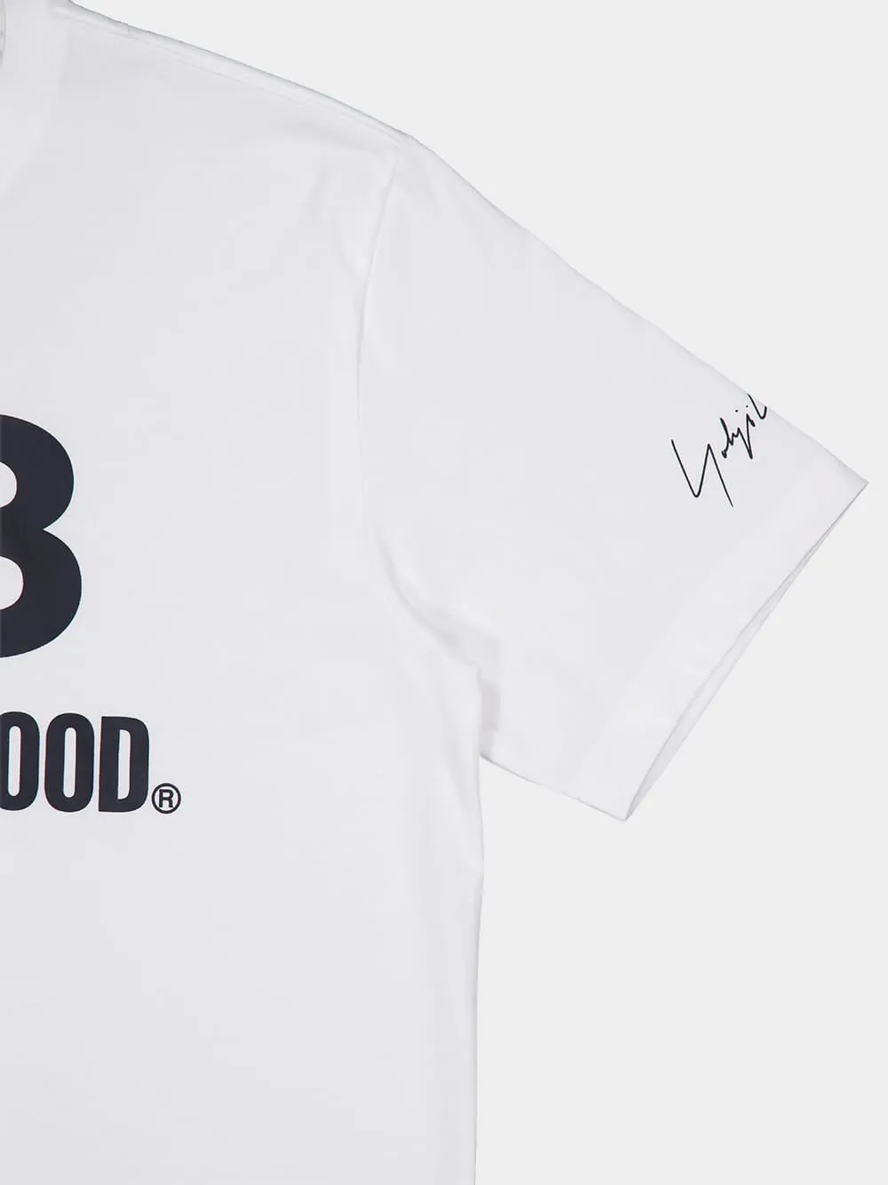 Core White NBHD Logo T-Shirt sold by Fashion Clinic product image thumbnail 4