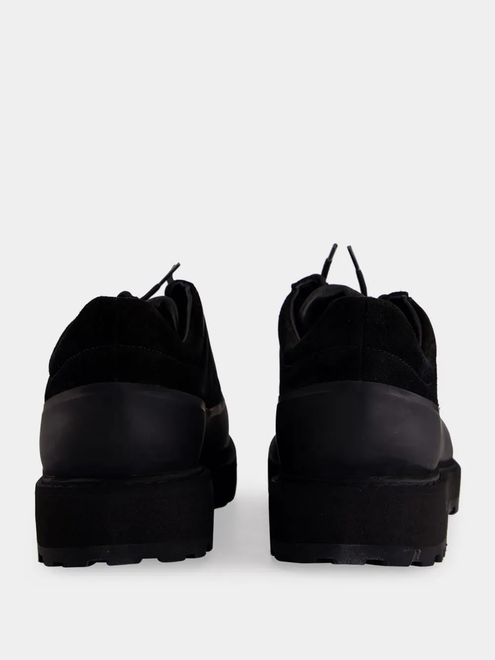 Black Suede Lug Sole Trainers sold by Fashion Clinic product image thumbnail 5