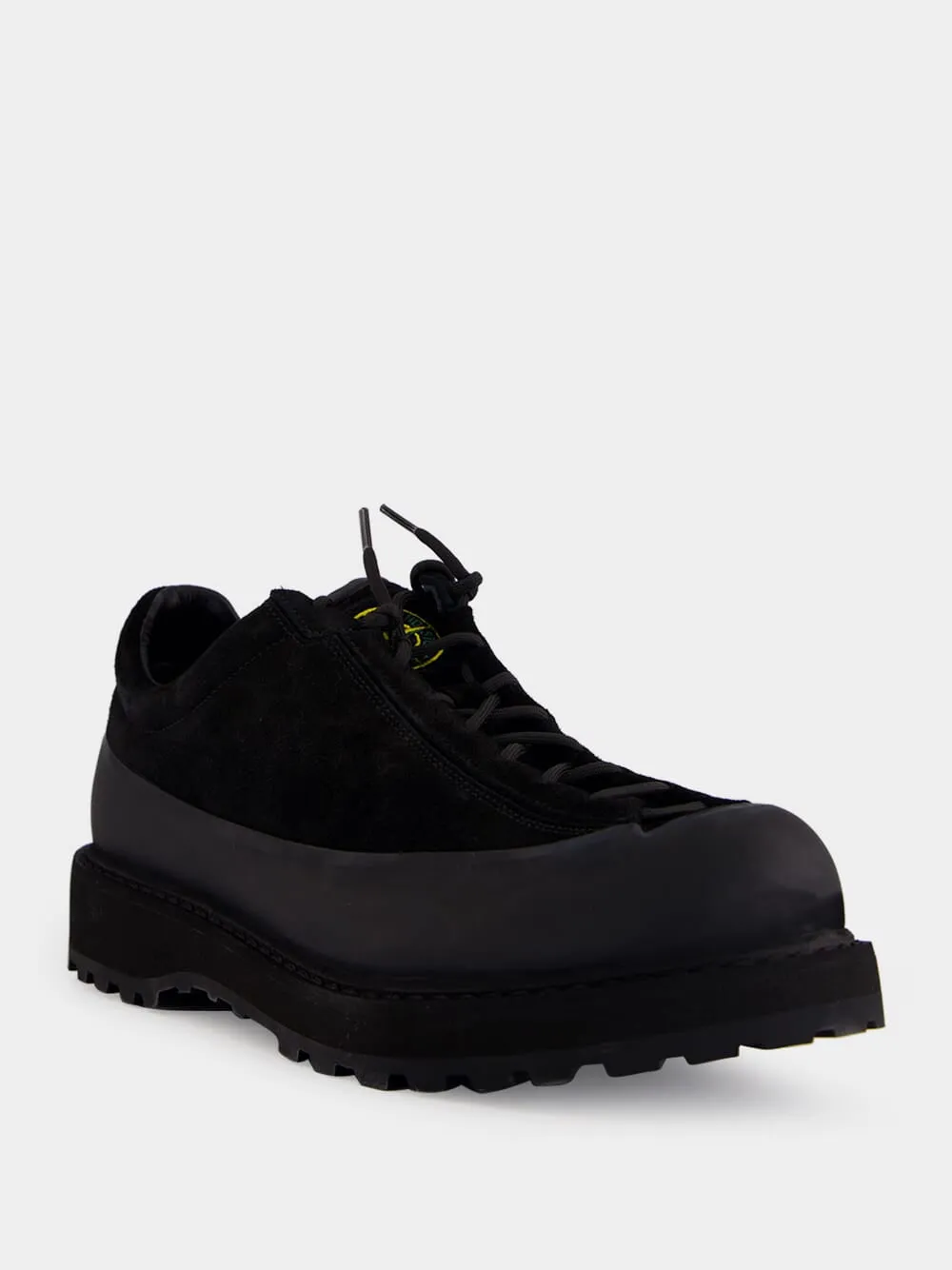 Black Suede Lug Sole Trainers sold by Fashion Clinic product image thumbnail 2
