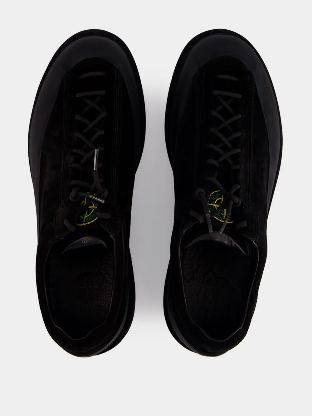 Black Suede Lug Sole Trainers sold by Fashion Clinic product image thumbnail 4