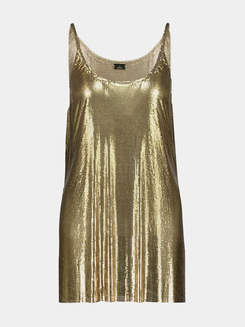 Gold Mesh Tank Top sold by Fashion Clinic