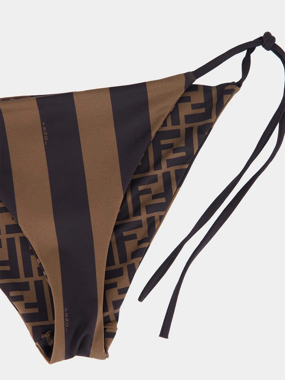 Brown FF Pequin Reversible Bikini sold by Fashion Clinic product image thumbnail 4
