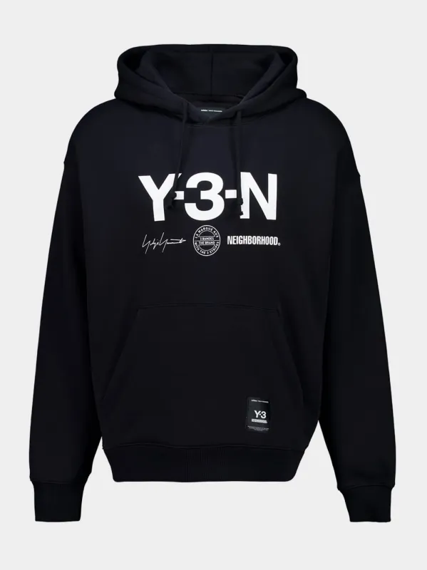 Black NBHD Graphic Hooded Sweatshirt sold by Fashion Clinic