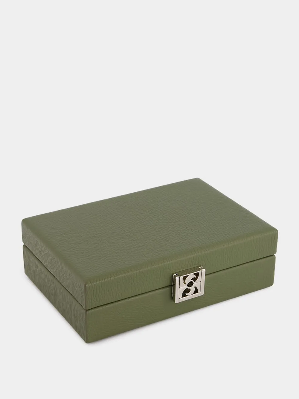 Khaki Clair Leather Cards Set sold by Fashion Clinic product image thumbnail 3