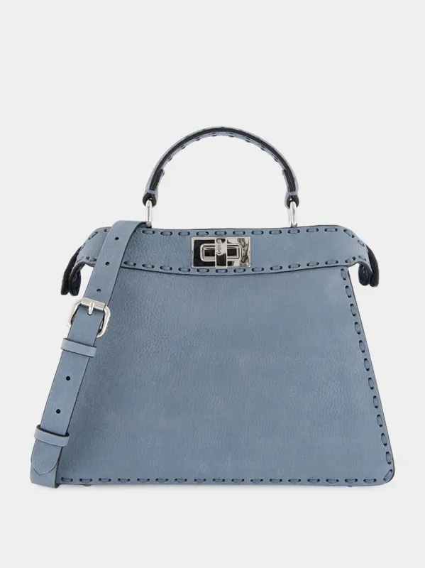 Mercury Blue Peekaboo ISeeU Small Bag sold by Fashion Clinic