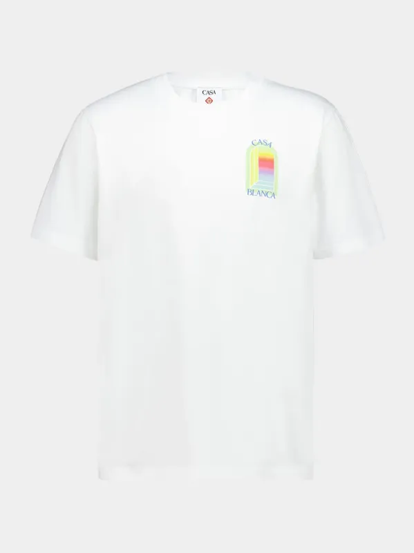 White L’Arche Organic Cotton T-Shirt sold by Fashion Clinic