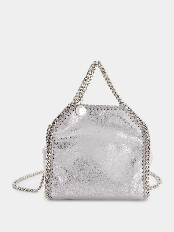 Silver Tiny Falabella Tote Bag sold by Fashion Clinic