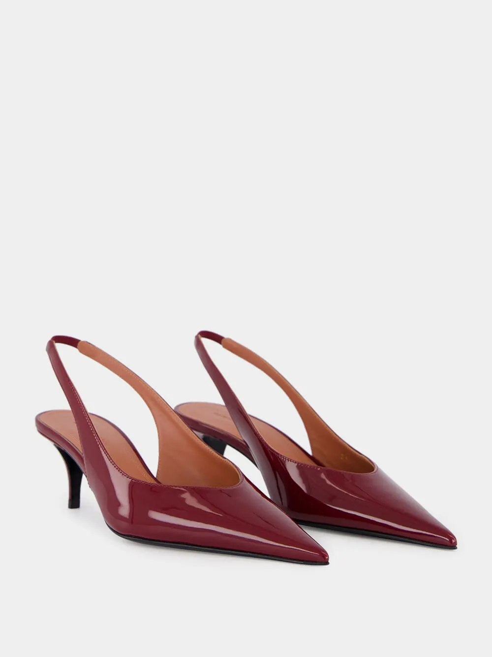 Wine Anok Sling 55 in Nappa sold by Fashion Clinic product image thumbnail 3