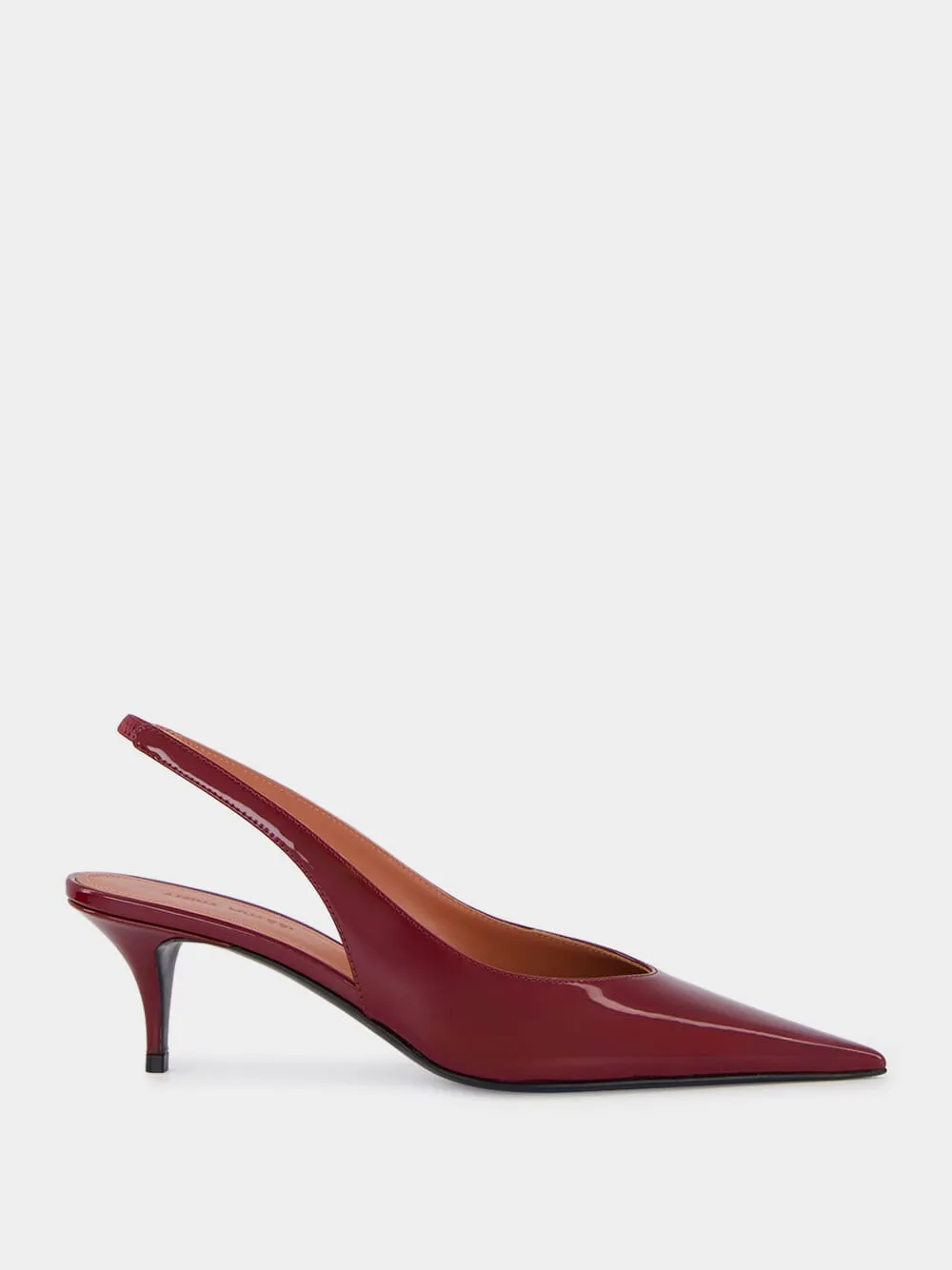 Wine Anok Sling 55 in Nappa sold by Fashion Clinic