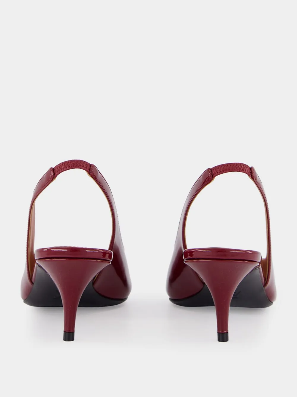 Wine Anok Sling 55 in Nappa sold by Fashion Clinic product image thumbnail 5