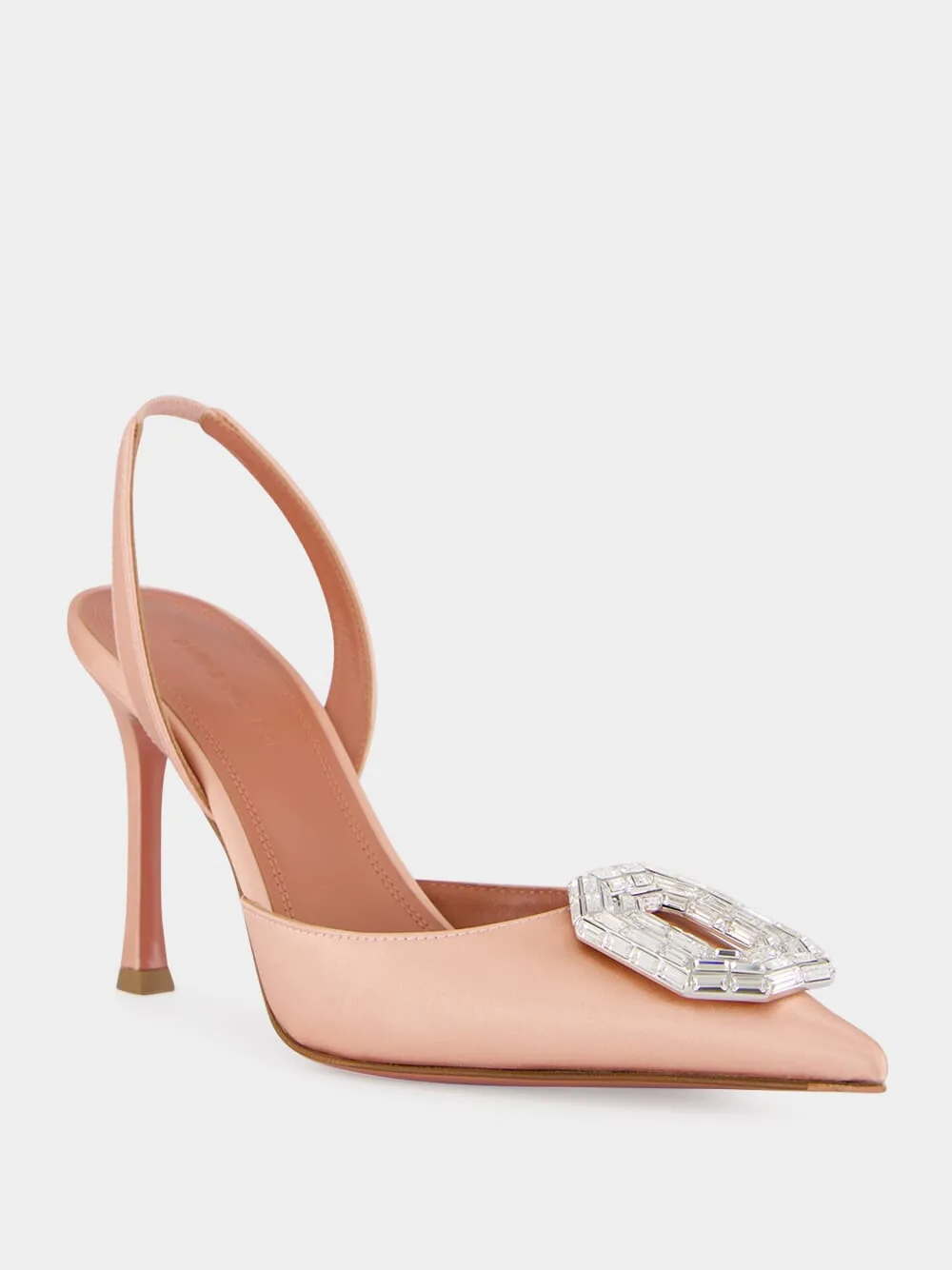 Powder Camelia Sling 90 in Satin sold by Fashion Clinic product image thumbnail 2