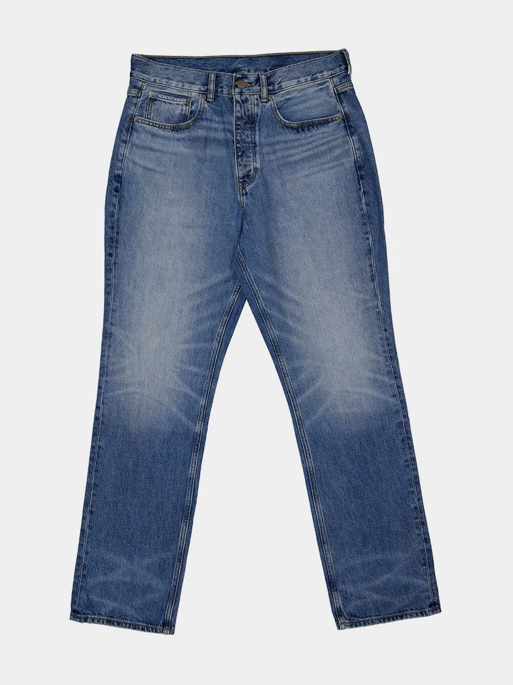 Classic Blue 5-Pocket Denim Jeans sold by Fashion Clinic product image thumbnail 5