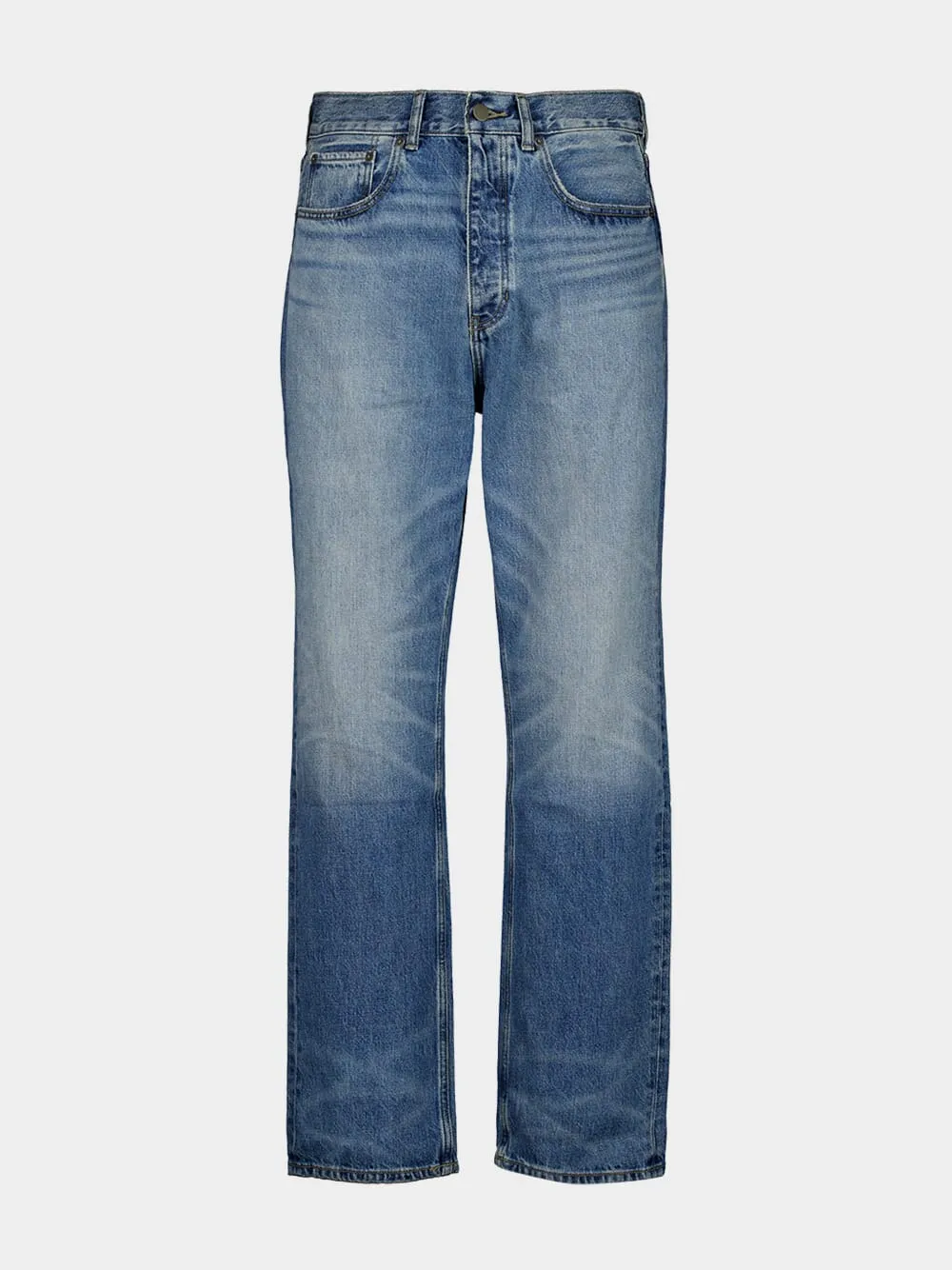 Classic Blue 5-Pocket Denim Jeans sold by Fashion Clinic
