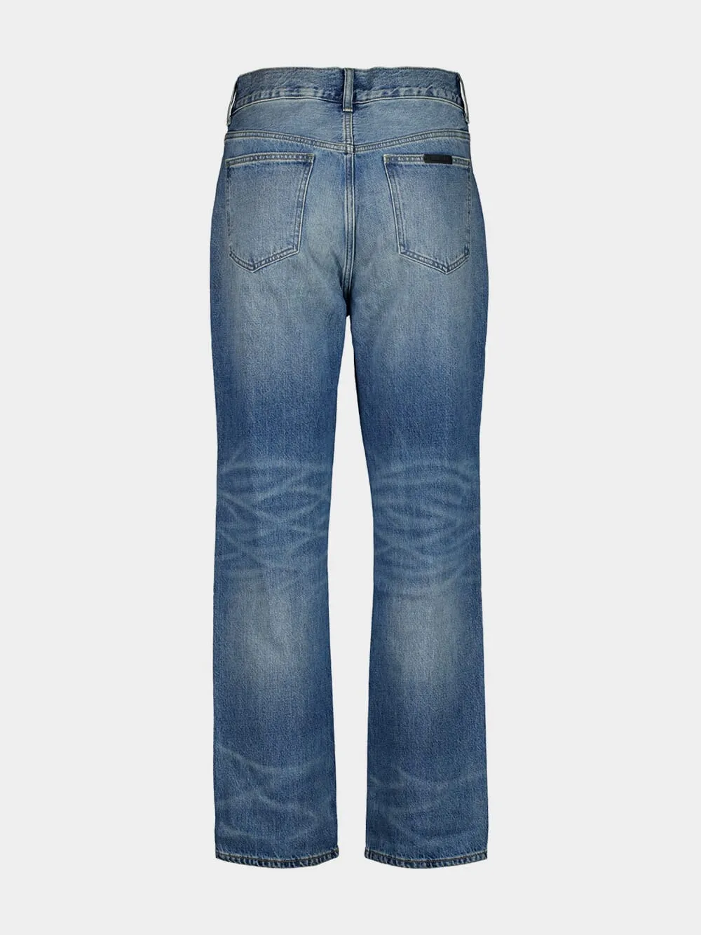 Classic Blue 5-Pocket Denim Jeans sold by Fashion Clinic product image thumbnail 2