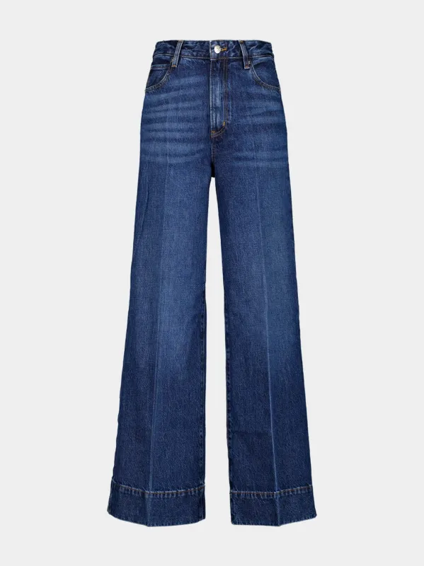 Headliner Slice Flare Denim Jeans made by Frame Denim