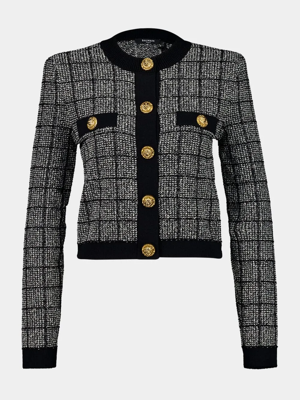 Black Light Tweed Cardigan sold by Fashion Clinic product image thumbnail 2
