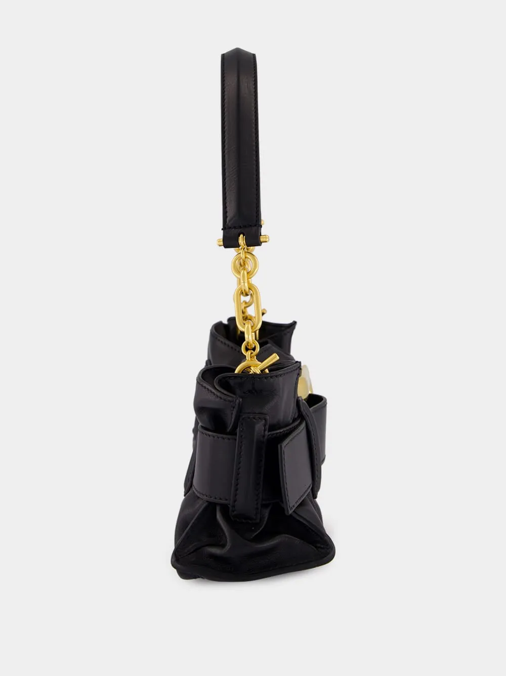 Black Mini Anthem Shoulder Bag sold by Fashion Clinic product image thumbnail 5