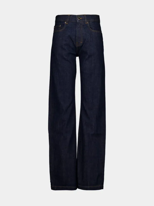 Indigo Laurel Selvedge Jeans made by Casablanca