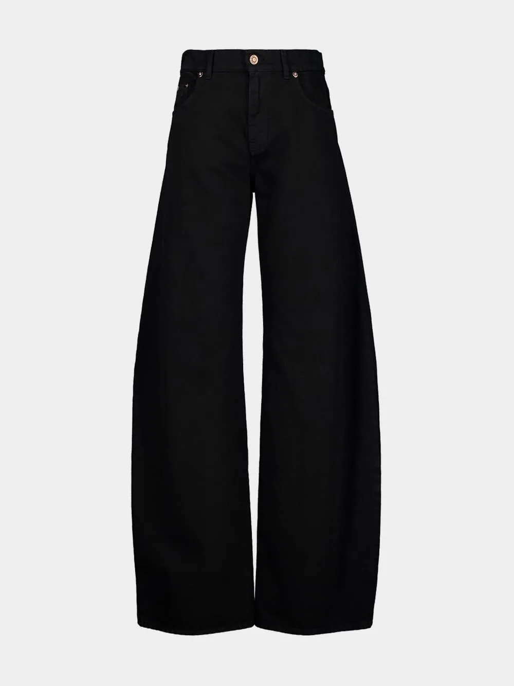 Black Amoret Jean in Recycled Cotton Denim sold by Fashion Clinic