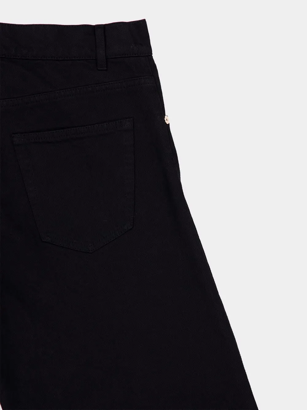 Black Amoret Jean in Recycled Cotton Denim sold by Fashion Clinic product image thumbnail 4