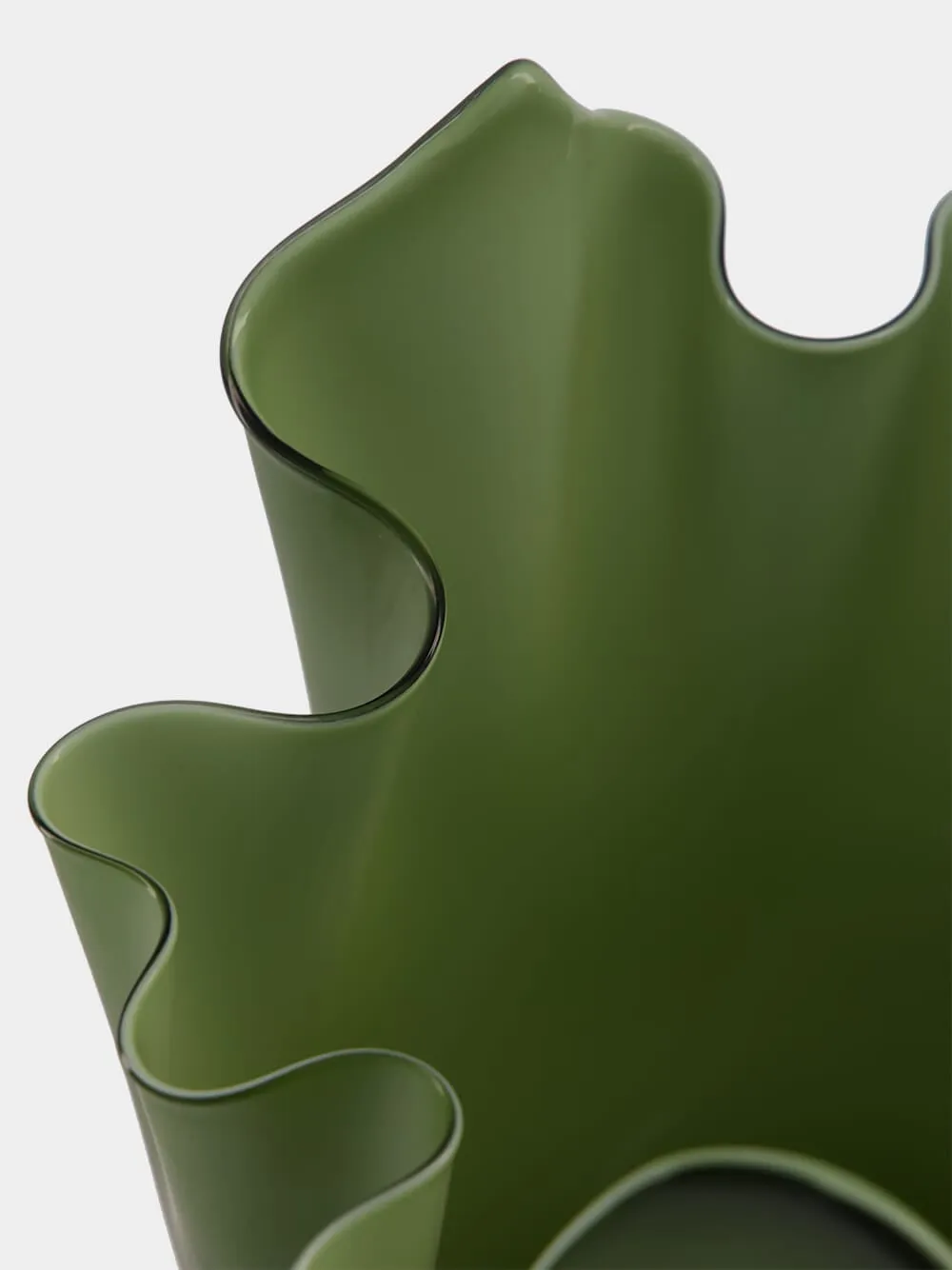 Apple Green Fazzoletto Glass Vase sold by Fashion Clinic product image thumbnail 3