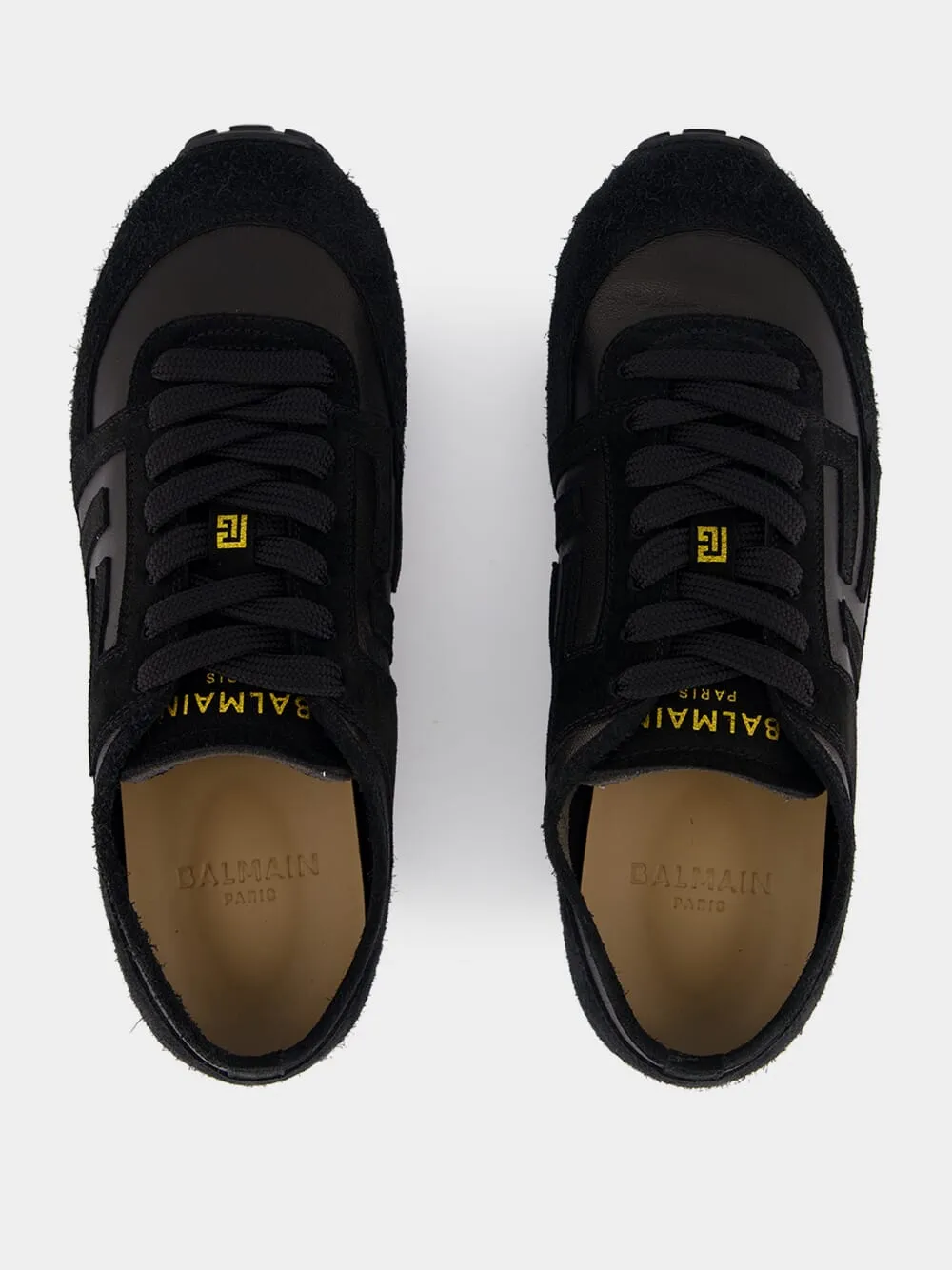 Black Racer 45 Leather Trainers sold by Fashion Clinic product image thumbnail 4