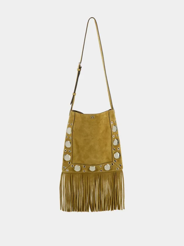 Havana Beige Nellcôte Fringe Bag sold by Fashion Clinic