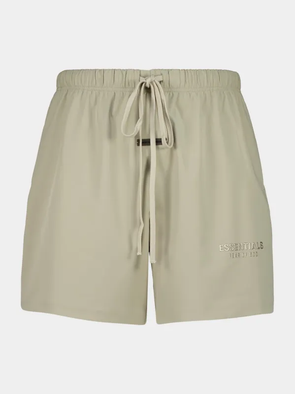Timber Beige Soccer Shorts sold by Fashion Clinic