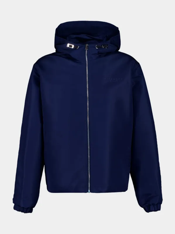 Navy Polyfaille Windbreaker sold by Fashion Clinic