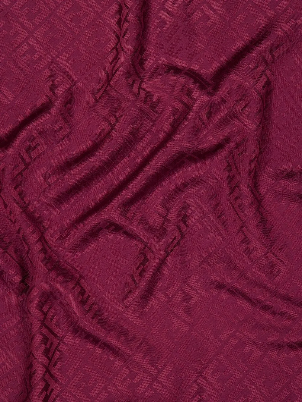 FF Shawl in Burgundy Silk and Wool sold by Fashion Clinic product image thumbnail 3